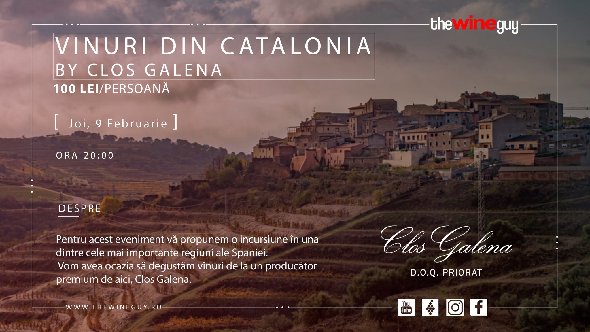Wines from Catalunya by Clos Galena (Timisoara)