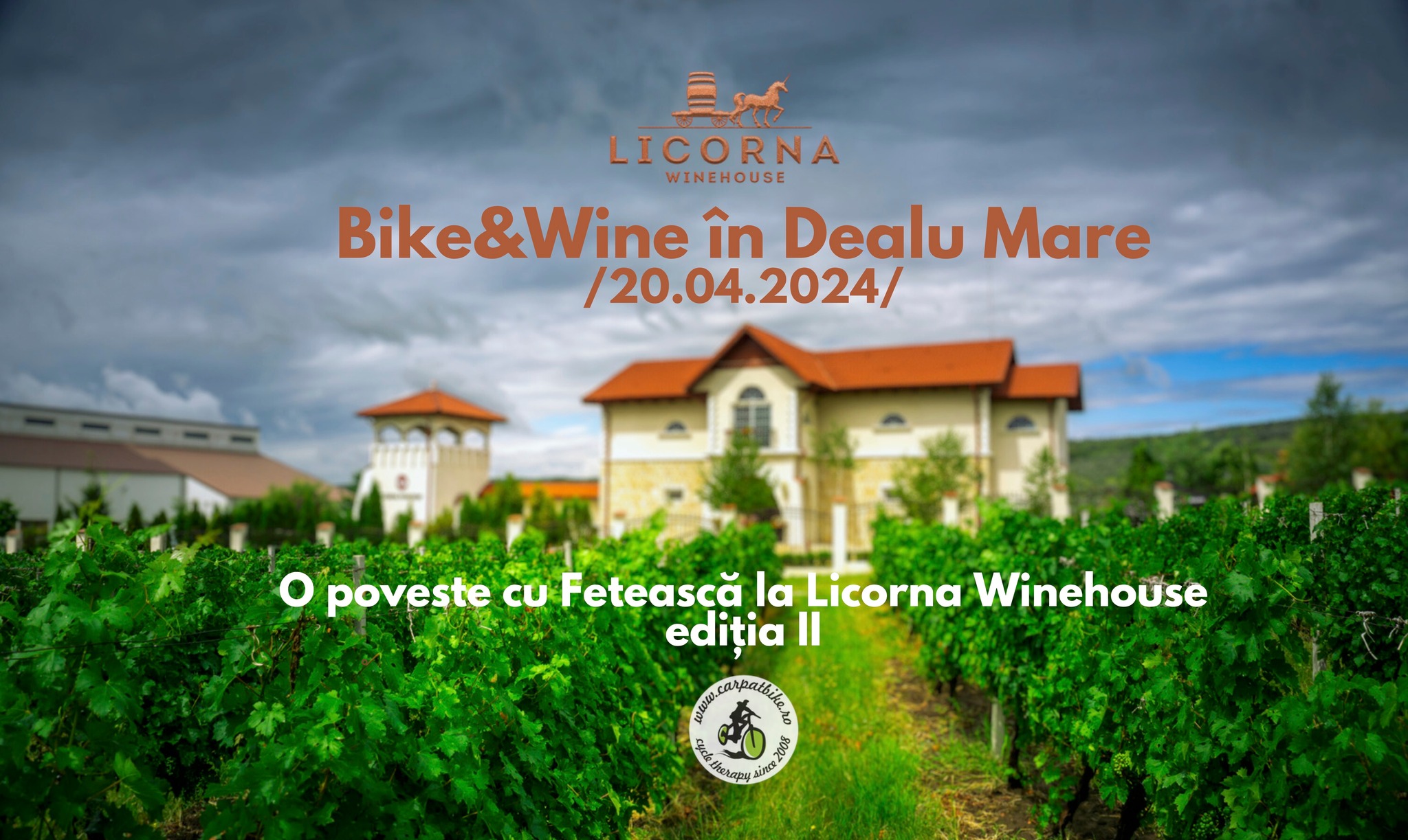 Bike & Wine - O poveste cu Fetească la Licorna Winehouse ed.II (Dealu Mare)