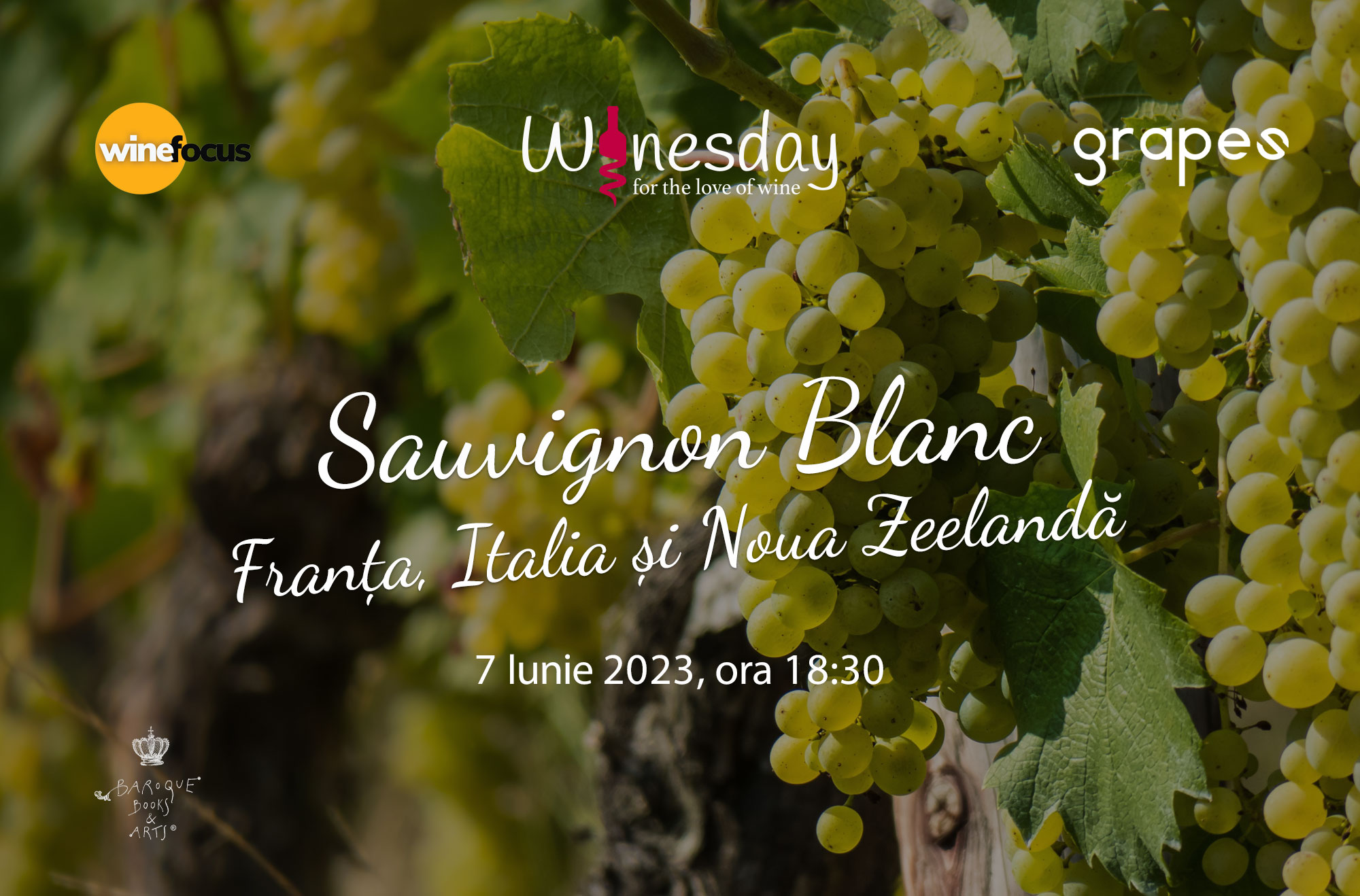 Degustare de Sauvignon Blanc din Franța, Italia și Noua Zeelandă (Bucuresti)