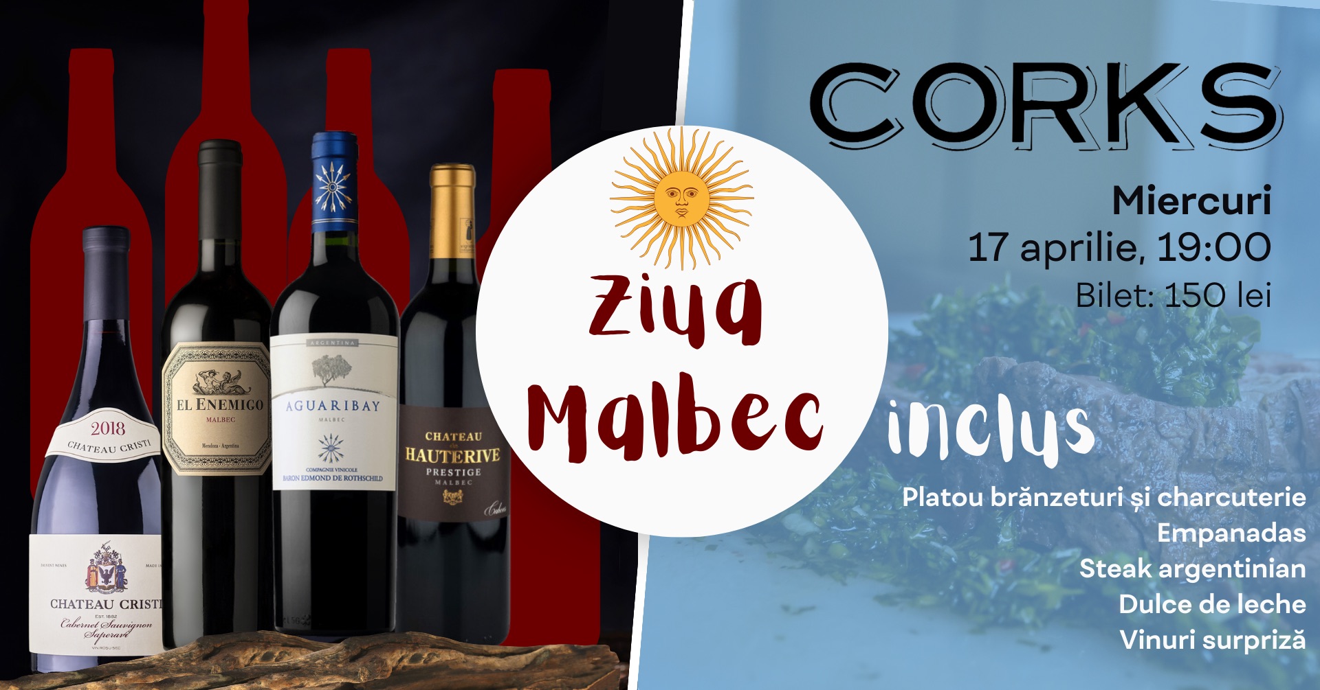 Ziua Malbec se sărbătorește la Corks (București)