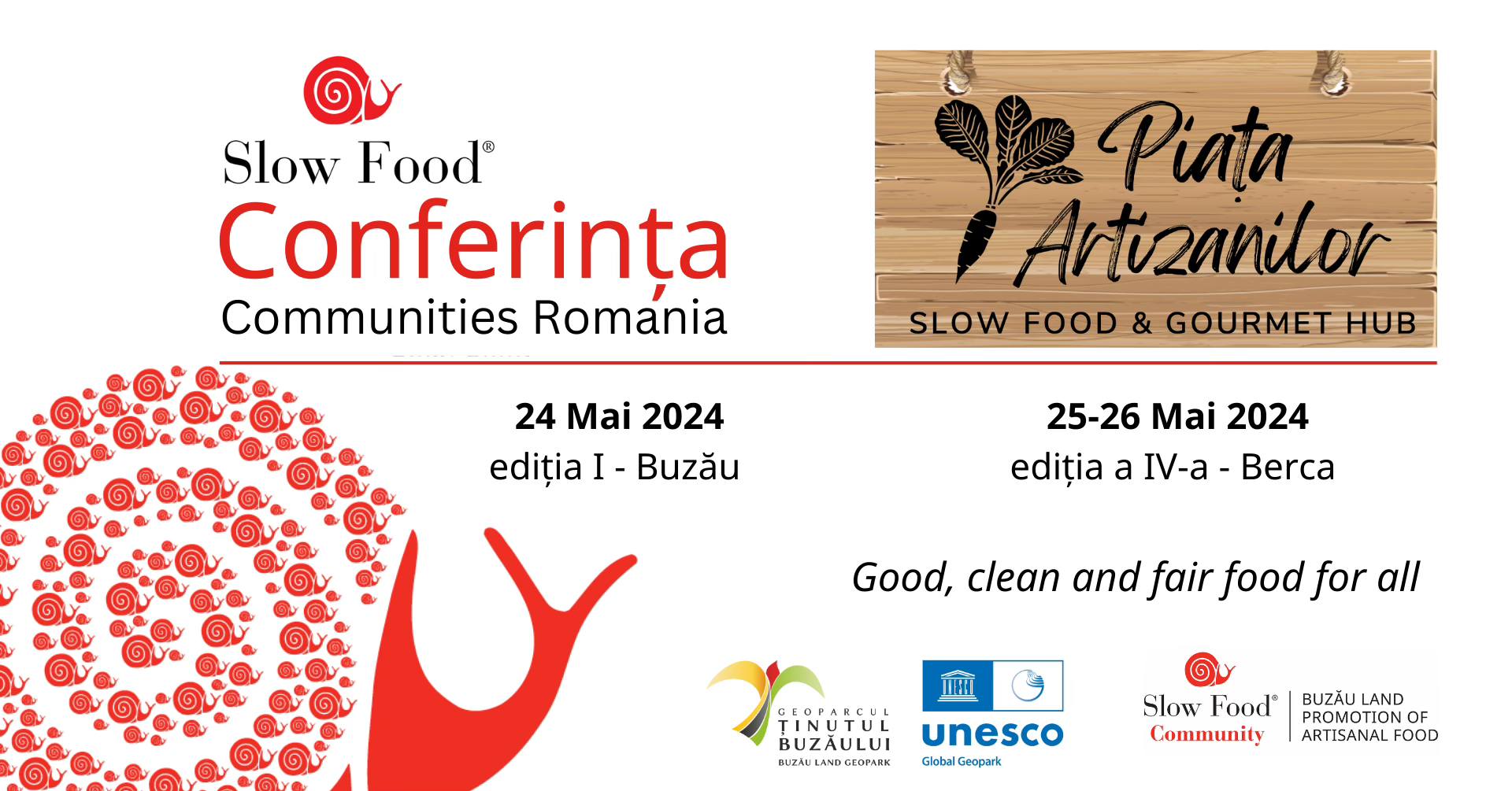 Conferința Slow Food România & Piața Artizanilor (Buzău)