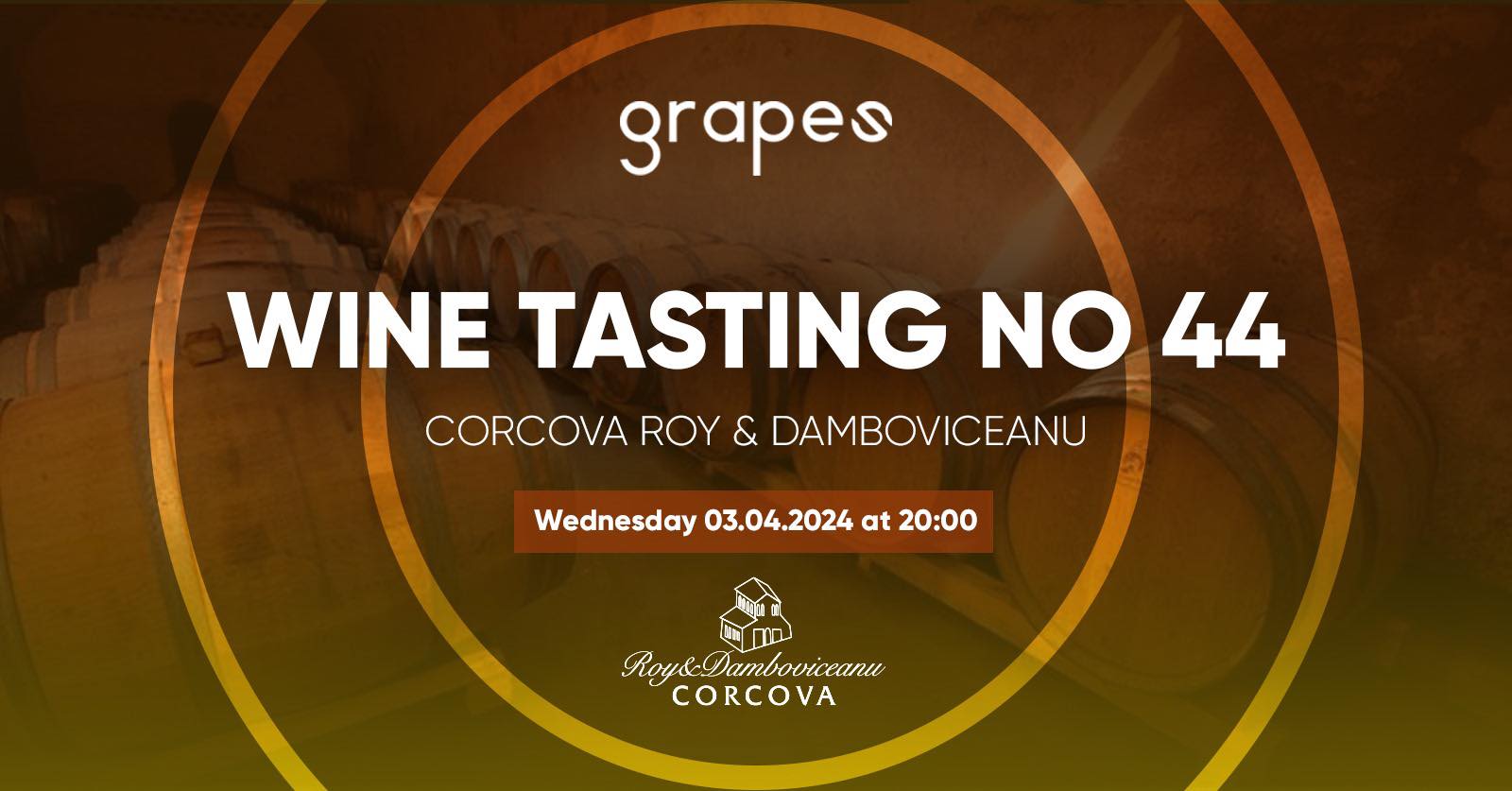 Grapes wine tasting no.44. Corcova (Bucuresti)