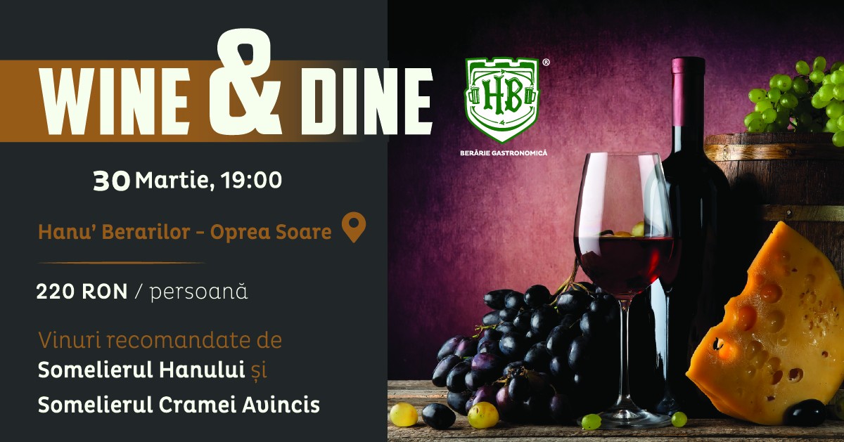 Wine & Dine la Hanu' Berarilor! (Bucuresti)