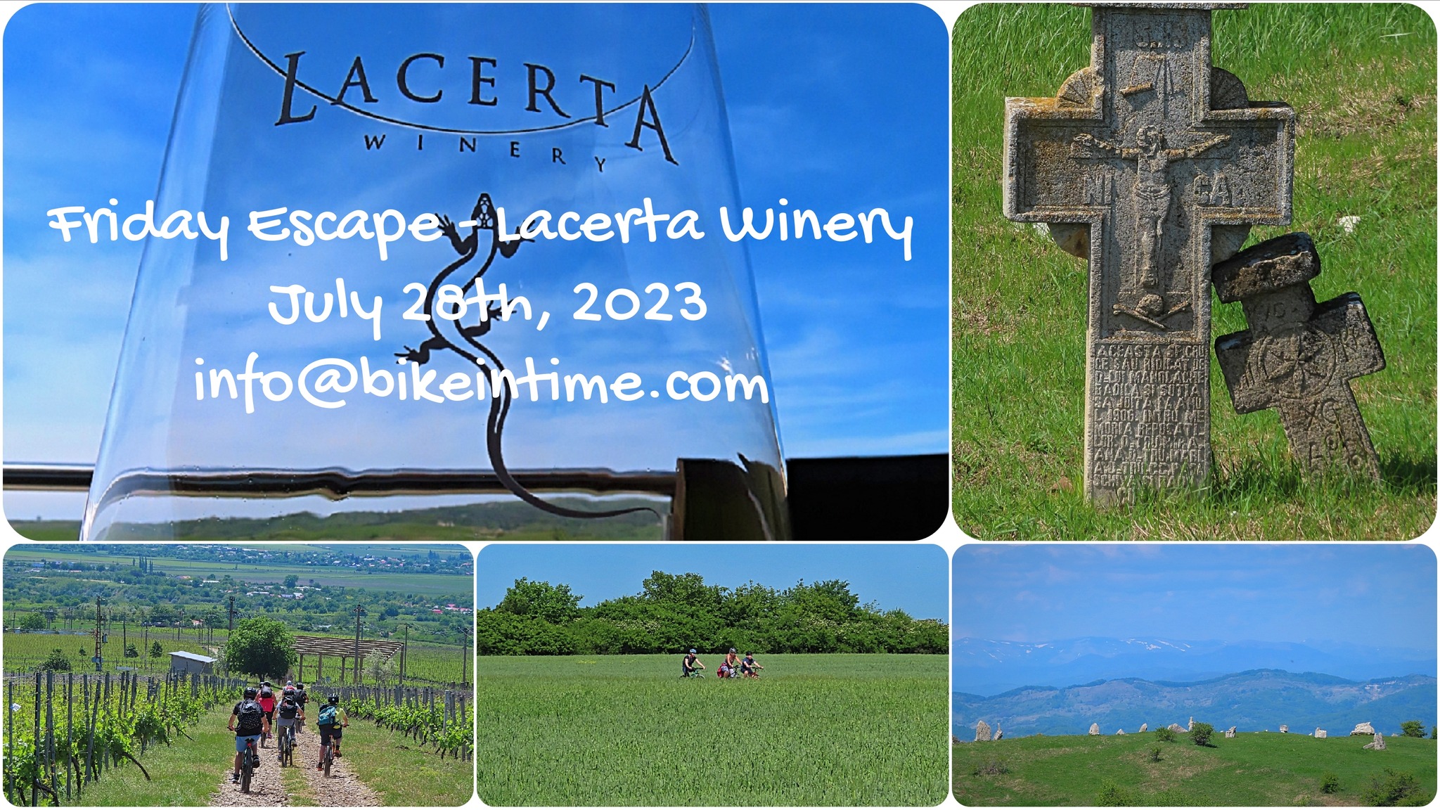 Velodrumul vinului - Friday Escape Lacerta Winery (Dealu Mare)