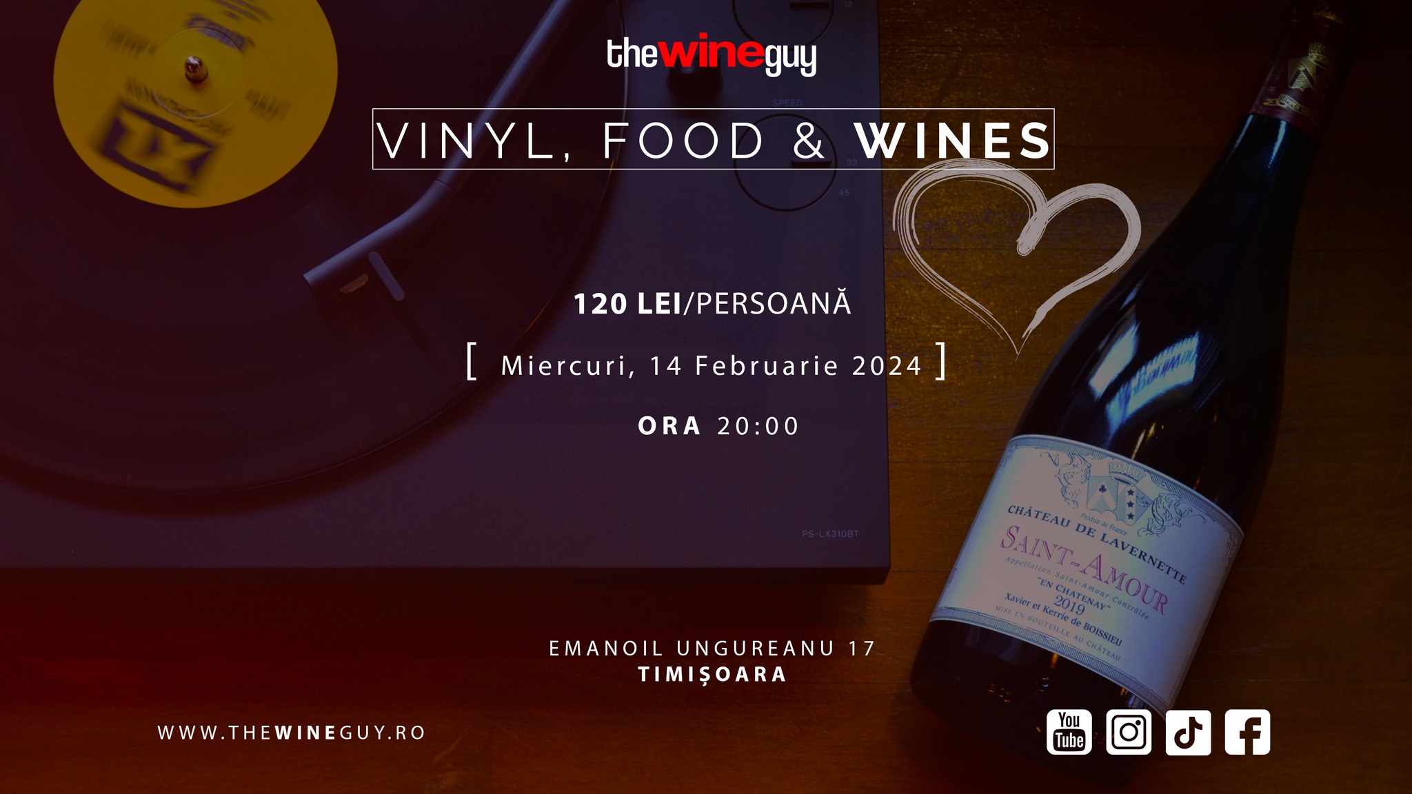 Vinyl, food & wines (Timisoara)