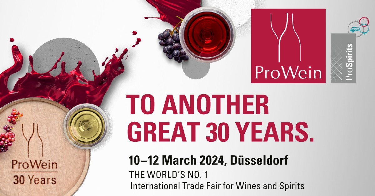 ProWein 10 - 12 martie 2024, Düsseldorf - Germania