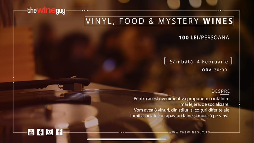 Wine a Bit... Vinyl, Food & Mistery Wines (Timisoara)
